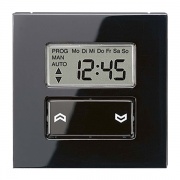 Клавиша управления жалюзи "Стандарт" с таймером Jung LS Черный