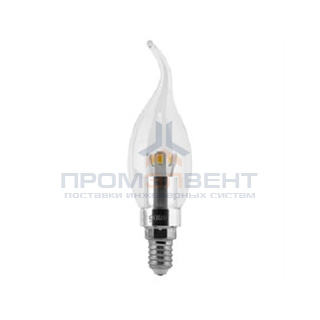 Лампа Gauss LED Candle Crystal clear 5W E14 2700K 1/10/100 диммируемая