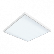 Светодиодный светильник "ВАРТОН" офисный накладной 595*595*50мм 36 ВТ 6500К с функцией аварийного освещения