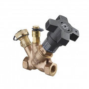 Вентиль регулирующий Oventrop Hydrocontrol VTR (25 бар) - Ду10 (ВР/ВР, с ниппелем и шаровым краном)