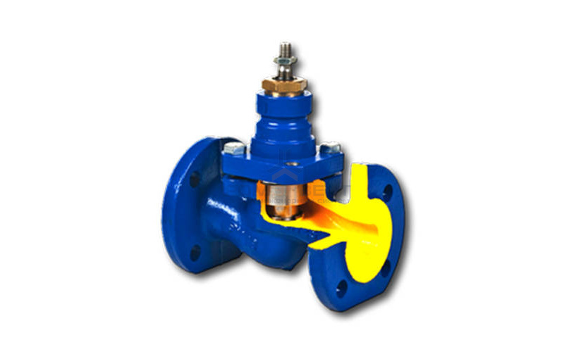 Клапан регулирующий Zetkama 227A - Ду20 (Ф/Ф, PN16, Tmax-150°C, серый чугун, исполнение №90)