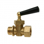 Кран запорный для манометра WATTS RM - 1/2" (НР/ВР, PN16, Tmin -10°C, Tmax 50°C)