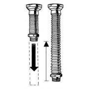Удлинитель трубный из нержавеющей стали Meibes Inoflexi Ду15 (1/2" x 1/2") 180-360 мм