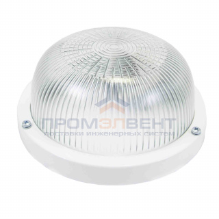 НПП 03-60-1301 Луна 1 (прозрачный), светильник, белый, 60Вт, Е27, IP65, 220В, 185x185x85мм