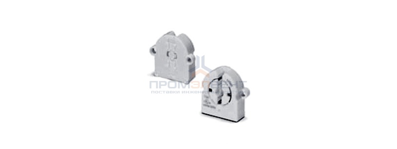 Патрон 49500 VS G13 торцевой под винт М3 для ламп T8