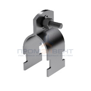 Разборный хомут для труб d 1 1/4, без изоляции