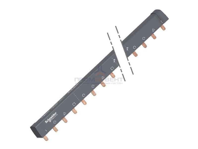 Гребенчатая шинка Schneider Electric 4П (NL1L2L3...) 24 модуля 100А