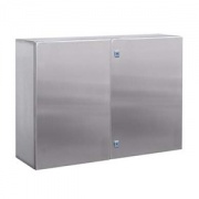 Навесной шкаф CE из нержавеющей стали (AISI 316), двухдверный, 1200 x 1000 x 300мм, с фланцем