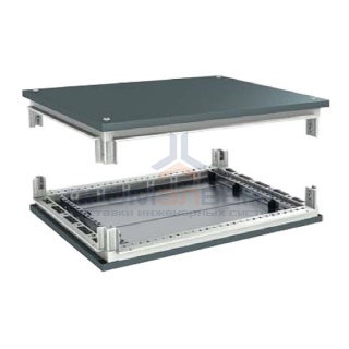 Комплект, крыша с фланцем и основание, для шкафов, 800 x 1000 мм