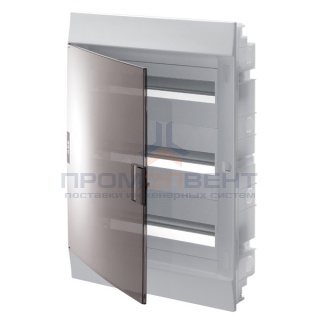 Бокс в нишу ABB Mistral41 54М прозрачная дверь c клеммным блоком