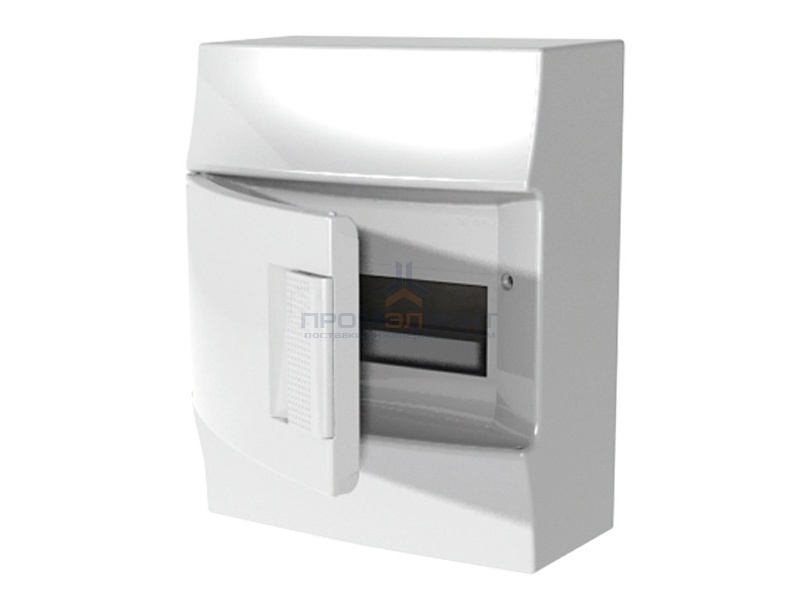 Бокс настенный ABB Mistral41 8М непрозрачная дверь с клеммным блоком