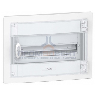 Щит встраиваемый Schneider Electric Pragma (1х18) 18 модулей с прозрачной дверью с клемниками N+PE