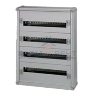 Шкаф металлический Legrand XL3 160 накладной на 96 (4х24) модулей с шиной без двери